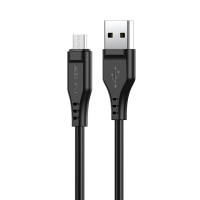  USB kabelis Acefast C3-09 USB-A to MicroUSB 1.2m black 